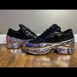 adidas ozweego raf simons core black silver metallic